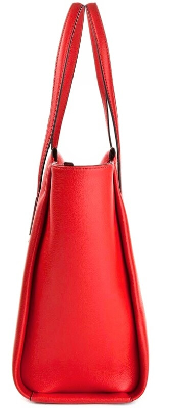 Kabelka Calvin Klein Frame Large Shopper červená detail