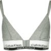 Calvin Klein podprsenka Unlined Triangle šedá