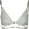 Calvin Klein podprsenka Unlined Triangle šedá