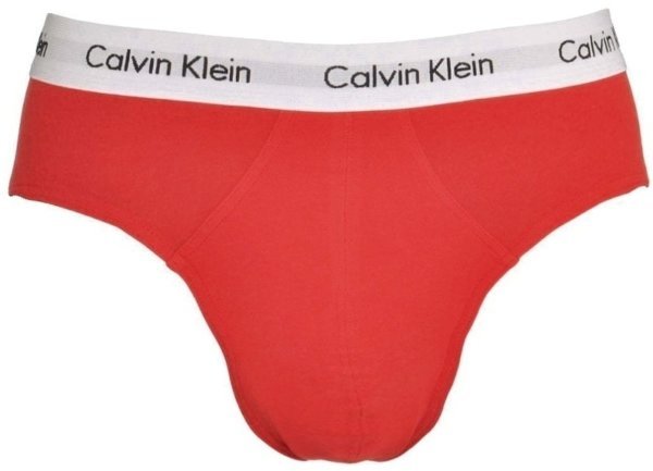 Calvin Klein slipy 3pack Hip Briefs I03 červené