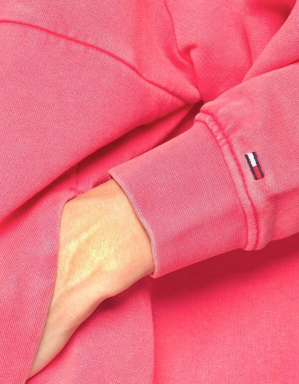 Tommy Hilfiger Jeans dámska mikina Oversize ružová