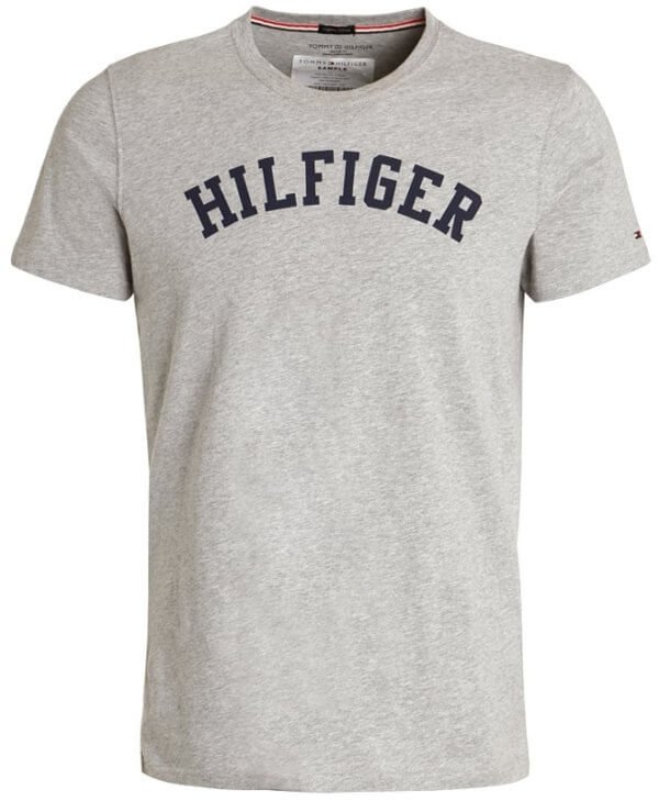Pánske tričko Tommy Hilfiger Icon SS Tee Logo šedé 004
