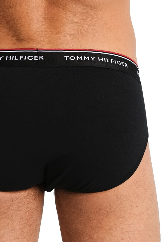 Tommy Hilfiger 3Pack slipy Briefs Premium Essential čierne 3kusy
