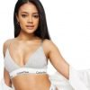 podprsenka calvin klein unlined triangle šedá