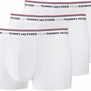 Tommy Hilfiger boxerky 3pack Low Rise Trunk Premium Ess. biele