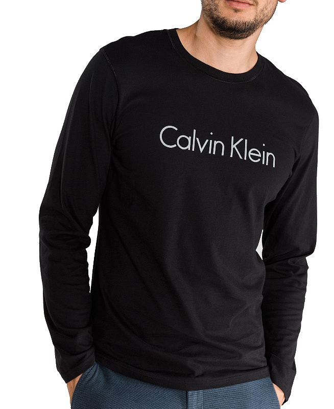 Calvin Klein pánske tričko Comfort Cotton L/S Crew Neck NM1345E 001