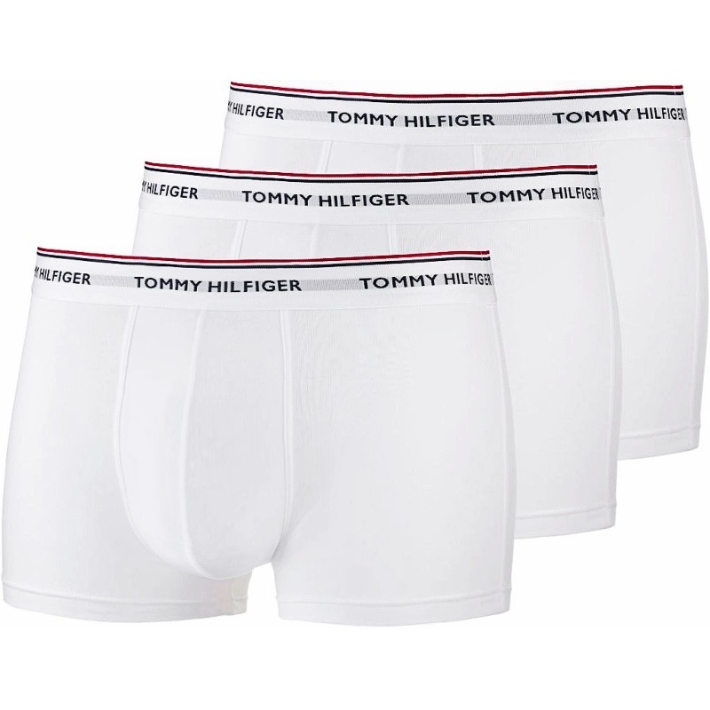 boxerky tommy hilfiger 3pack low rise trunk biele