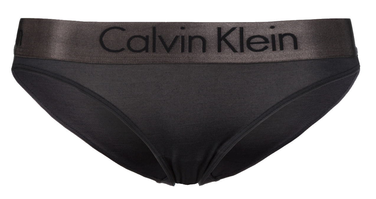 Calvin Klein nohavičky Dual Tone Bikini antracit