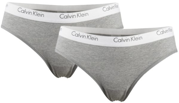 Calvin Klein 2pack nohavičky CK One Cotton Bikini šedé