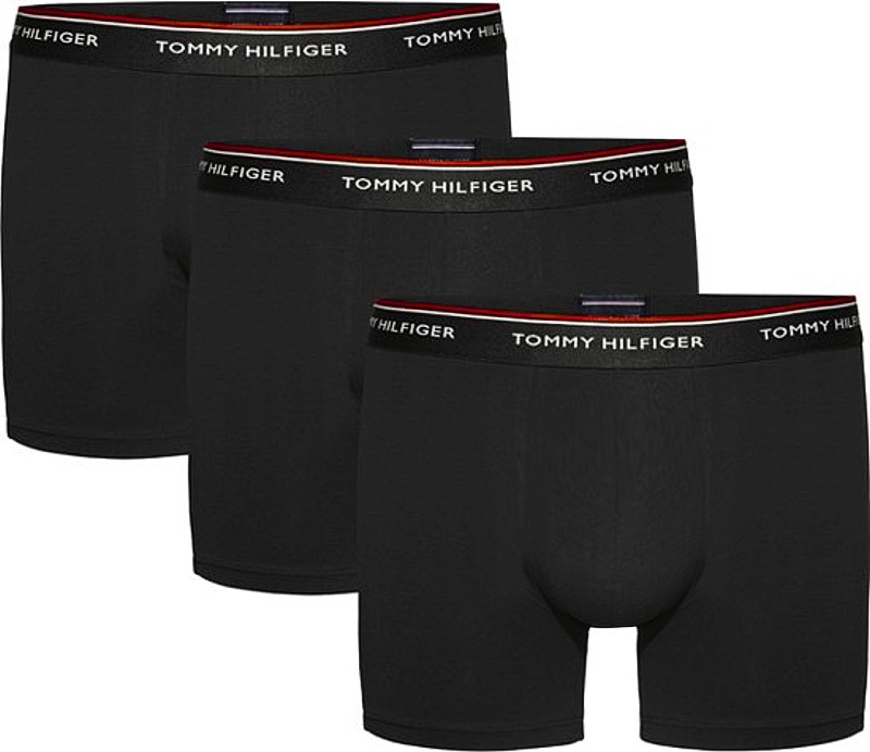 Tommy Hilfiger boxerky 3pack Boxer Brief Premium Ess. čierne