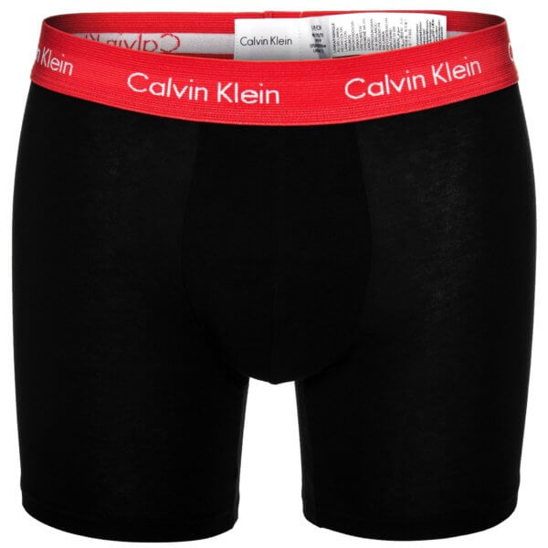 Calvin Klein boxerky 3Pack Boxer Briefs čierne