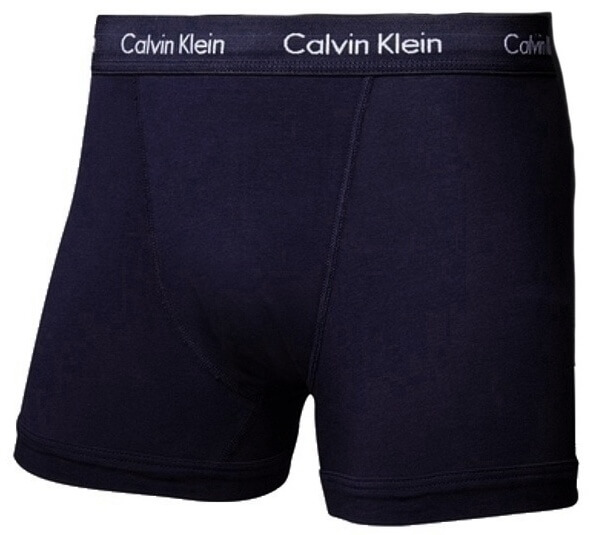 Calvin Klein 3 Pack boxerky Cotton Stretch Trunks PYY modré