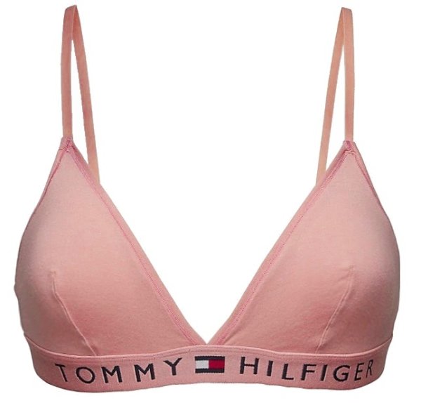 Tommy Hilfiger podprsenka Triangle Bra Tommy Original Rose Tan