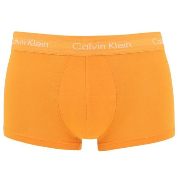 Boxerky Calvin Klein 5 Pack Low Rise Trunk oranžové