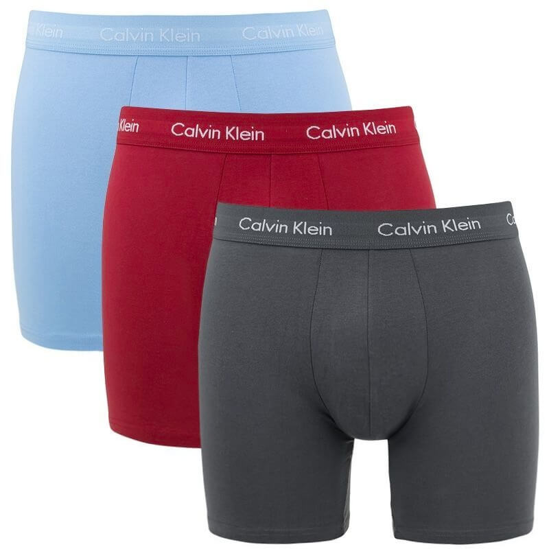 Boxerky Calvin Klein 3 Pack Boxer Briefs Cotton Stretch LKZ