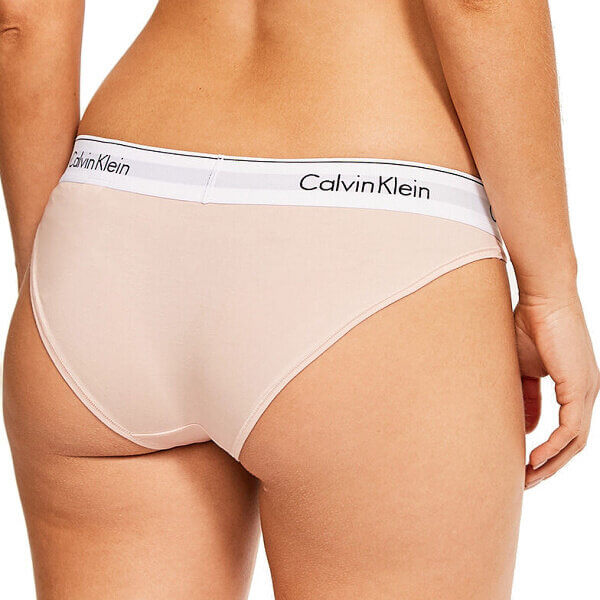 Nohavičky Calvin Klein bikiny Modern Cotton F3787E 2NT púdrové