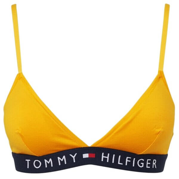 Tommy Hilfiger podprsenka Triangle Bra žltá