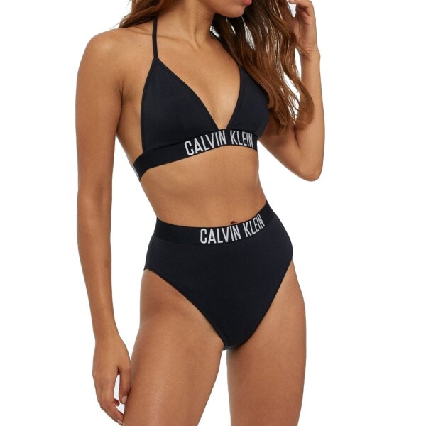 Calvin Klein plavky High Waist Cheeky Bikini BEH čierne_01