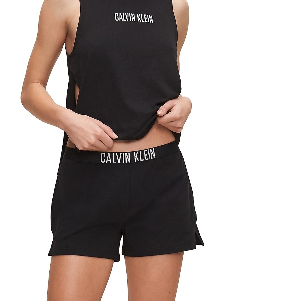 Calvin Klein šortky dámske Beach Short Intense Power BEH čierne_01a