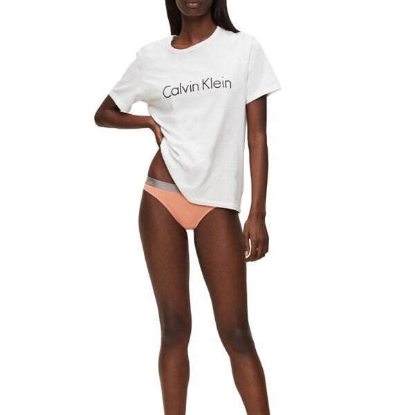 Calvin Klein tangá dámske Radiant Cotton Thong 9GQ koralové_03
