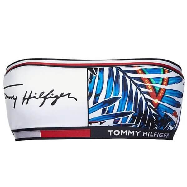 Tommy Hilfiger plavky dámske-podprsenka Multi Logo Bandeau Fixed 0K5_04