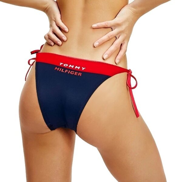 Tommy Hilfiger plavky dámske Cheeky String Bikini XL7 červené_01a