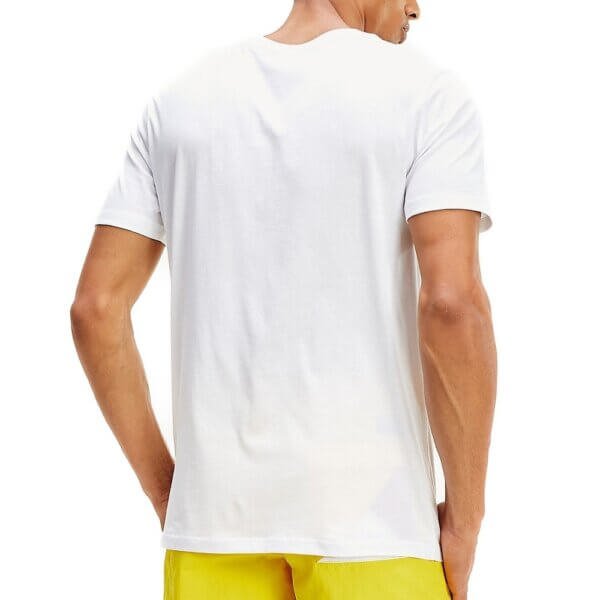 Tommy Hilfiger tričko pánske Crew Neck Logo Tee YCD biele_02