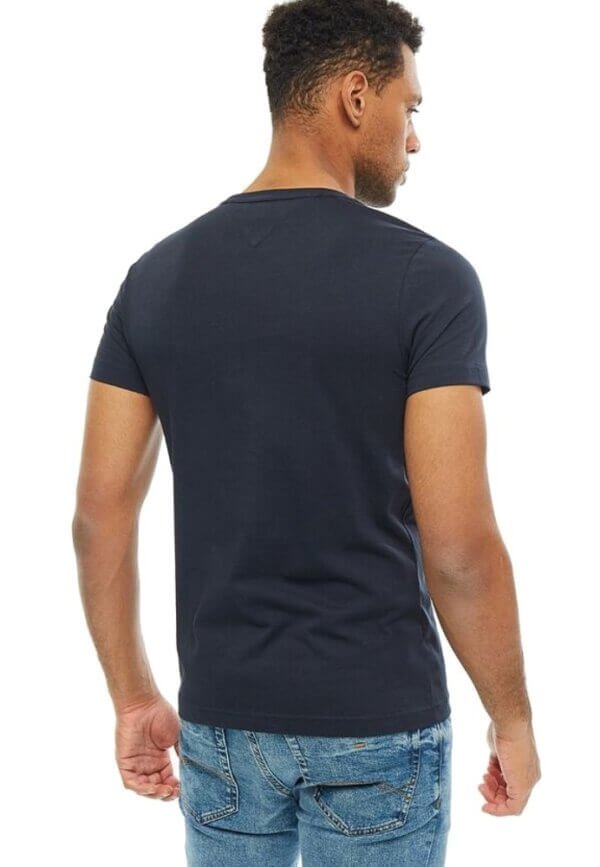 Tommy Hilfiger tričko pánske Flag Logo T-Shirt tmavé modré 403_03