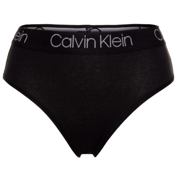 Calvin Klein nohavičky dámske vysoké High Waist Bikini čierne 01