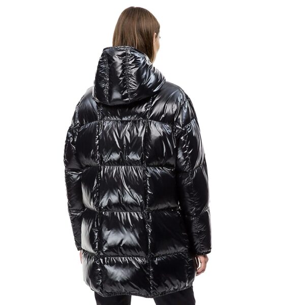 Calvin Klein kabát dámsky páperová bunda Puffer Down Coat čierny 02