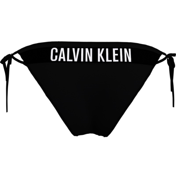 Calvin Klein plavky dámske spodný del bikiny nohavičky Cheeky String Side Tie BEH čierne