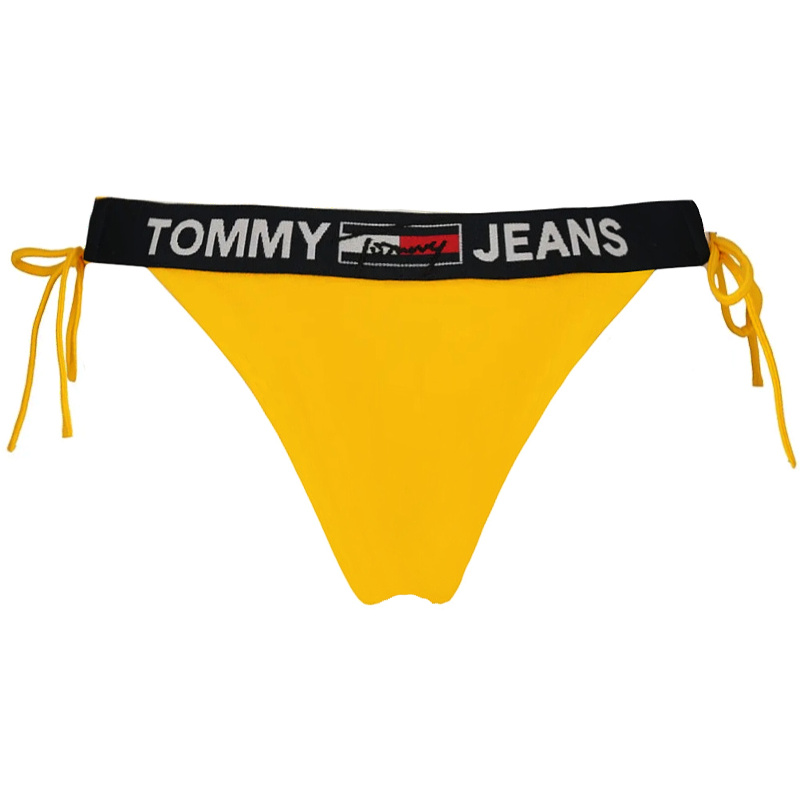 Tommy Jeans plavky dámske nohavičky Cheeky String Bikini ZER žlté