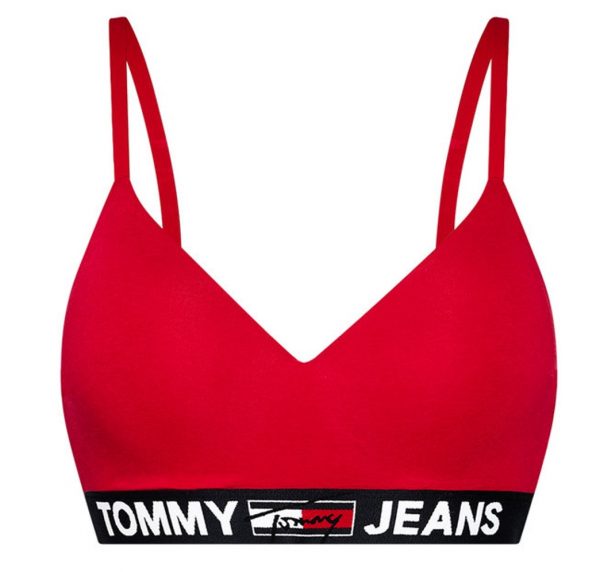 Podprsenka Tommy Jeans Bralette Lift XLG červená