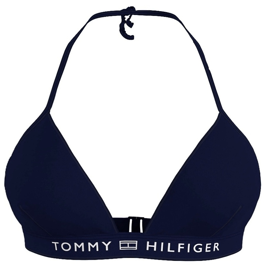 Plavky Tommy Hilfiger Core Solid Logo WB S Triangle Fixed Foam DW5