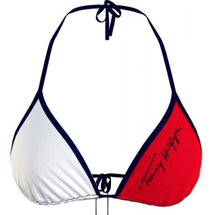 tommy hilfiger plavky damske podprsenka bikini top true 2.0 s triangle rp uw0uw03354 dw5