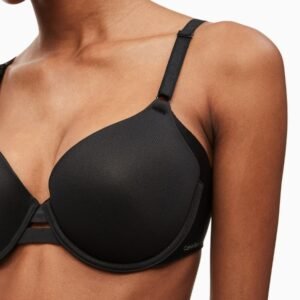 podprsenka calvin klein invisible t shirt bra blk