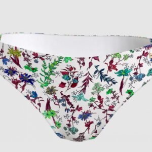 plavky tommy hilfiger bottom side tie bikini print