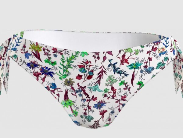 plavky tommy hilfiger bottom side tie bikini print