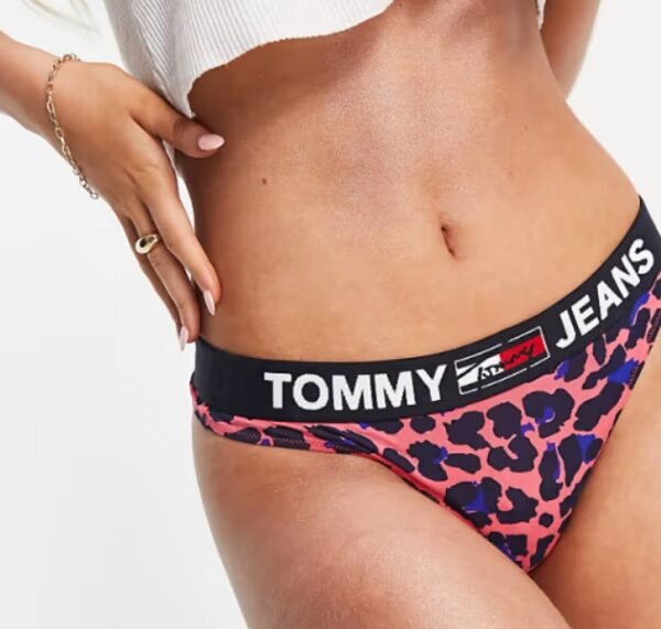 tangá tommy jeans thong print logo 09y