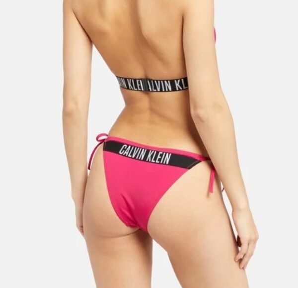 plavky calvin klein cheeky string side tie t01